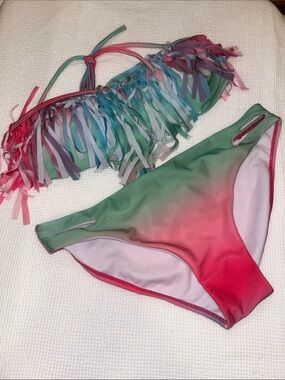 Ombre Coral to Mint Bikini